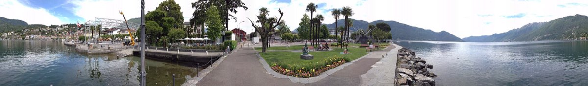 Seepromenade in Muralto bei Locarno